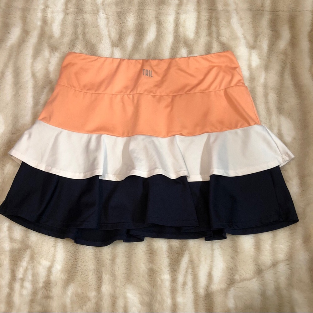 Multi colored tennis skirt